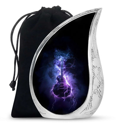 Rock Guitar Cremation Urn – Urns For Ashes Adult Male Large