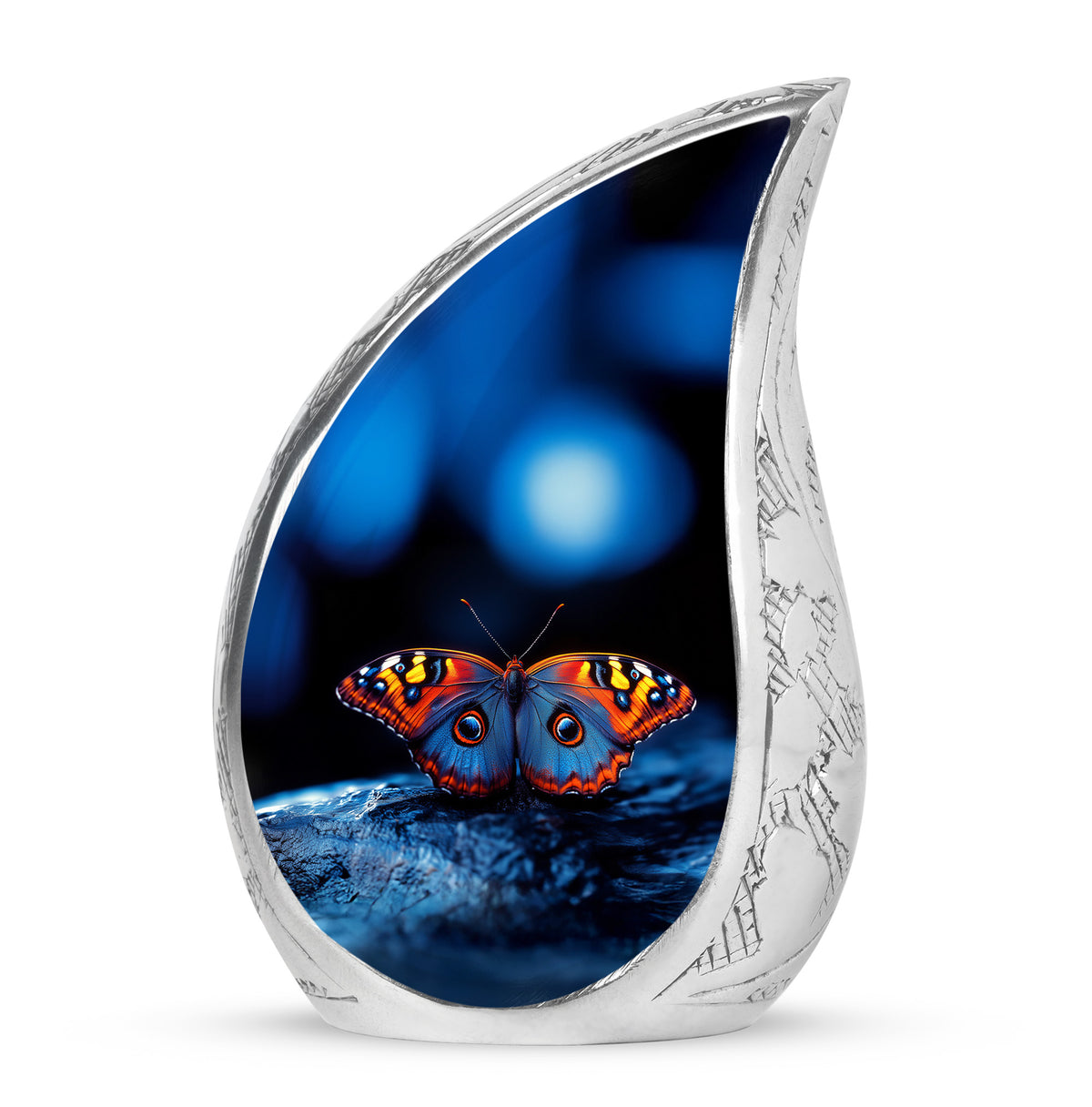 Harmonious Butterfly Cremation Urns for Human Ashes - Black - Yatskia