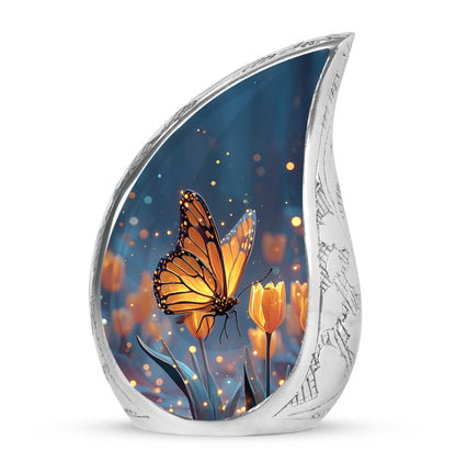 Blue Butterfly Haven Cremation Urns for Human Ashes - Yatskia