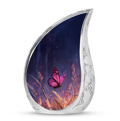Personalized Seraphic Butterfly Cremation Urns - Blue - Yatskia