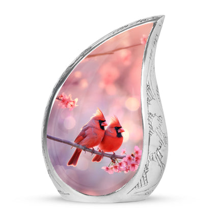 Harmonious Cardinal Cremation Urns for Human Ashes - Red 10-inch - Yatskia