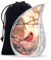 Cardinal Bird Urn For Adult Female - Bird Burial Urns Adult Female