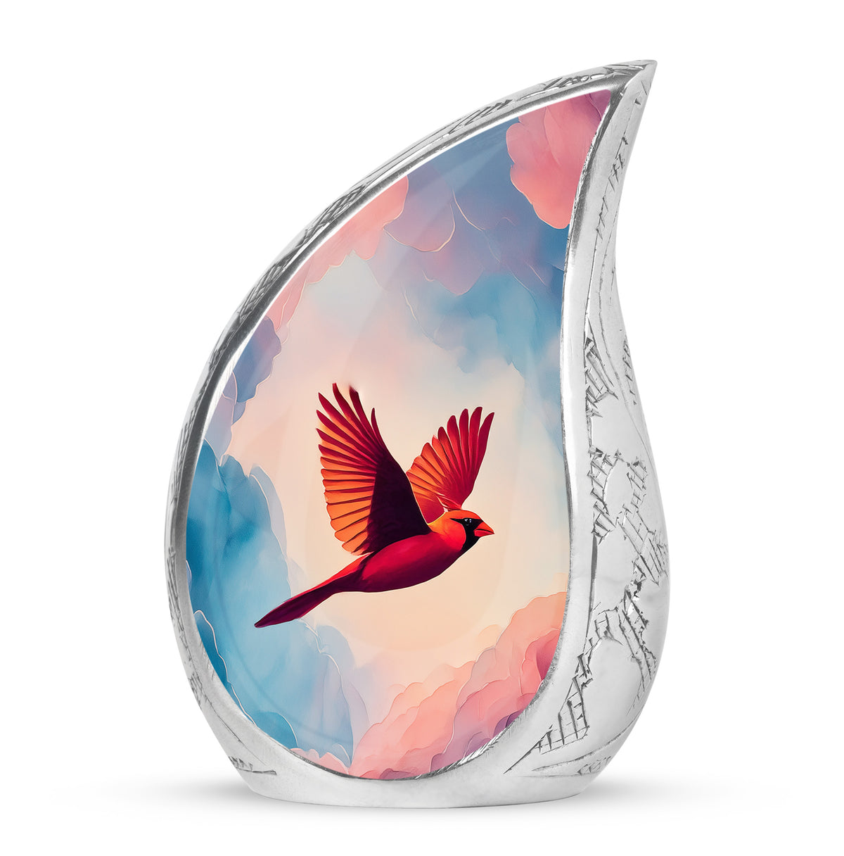 Blue Cardinal Cremation Urns - Enduring Farewell - Yatskia