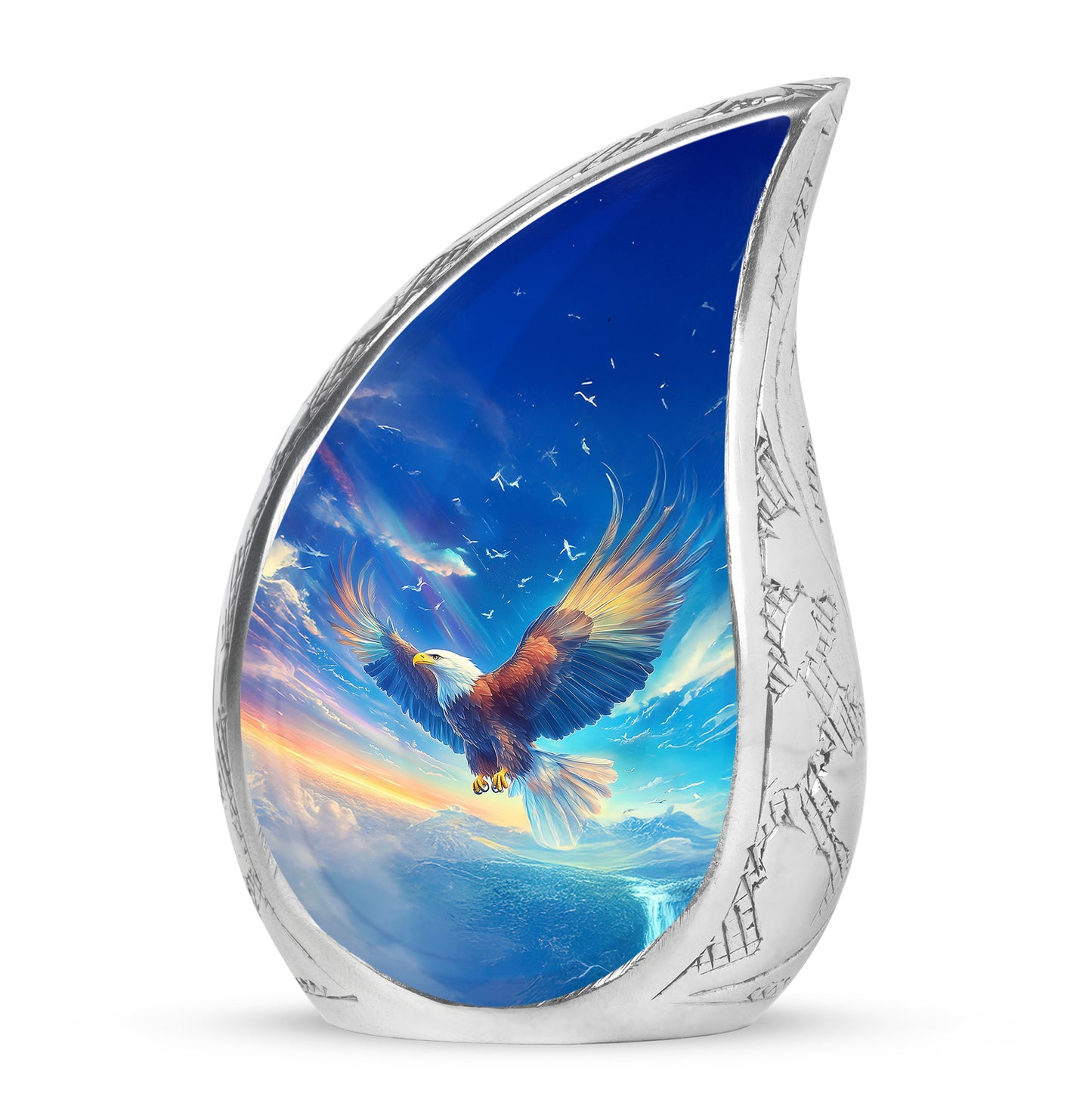 Blue Eagle Cremation Urns - Opulent Sanctuary 10-inch, 200 cu in - Yatskia