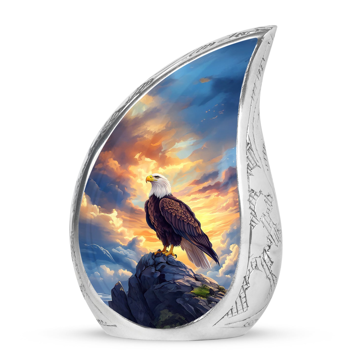 Blue Eagle Cremation Urns - Glorious Testament 10-inch, 200 cu in - Yatskia