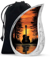 Guitar Urn For Ashes For Women - Sunset Cremation Urns For Adult Human