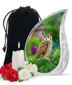 Owl Cremation Urn for Memorial Ceremony – Green Memorial Keepsakes For Ashes