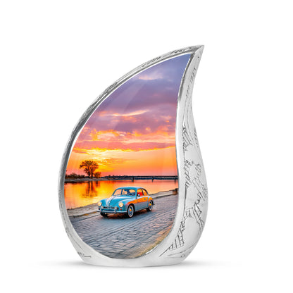 Personalized Pink Sovereign Car Cremation Urns for Human Ashes - Yatskia