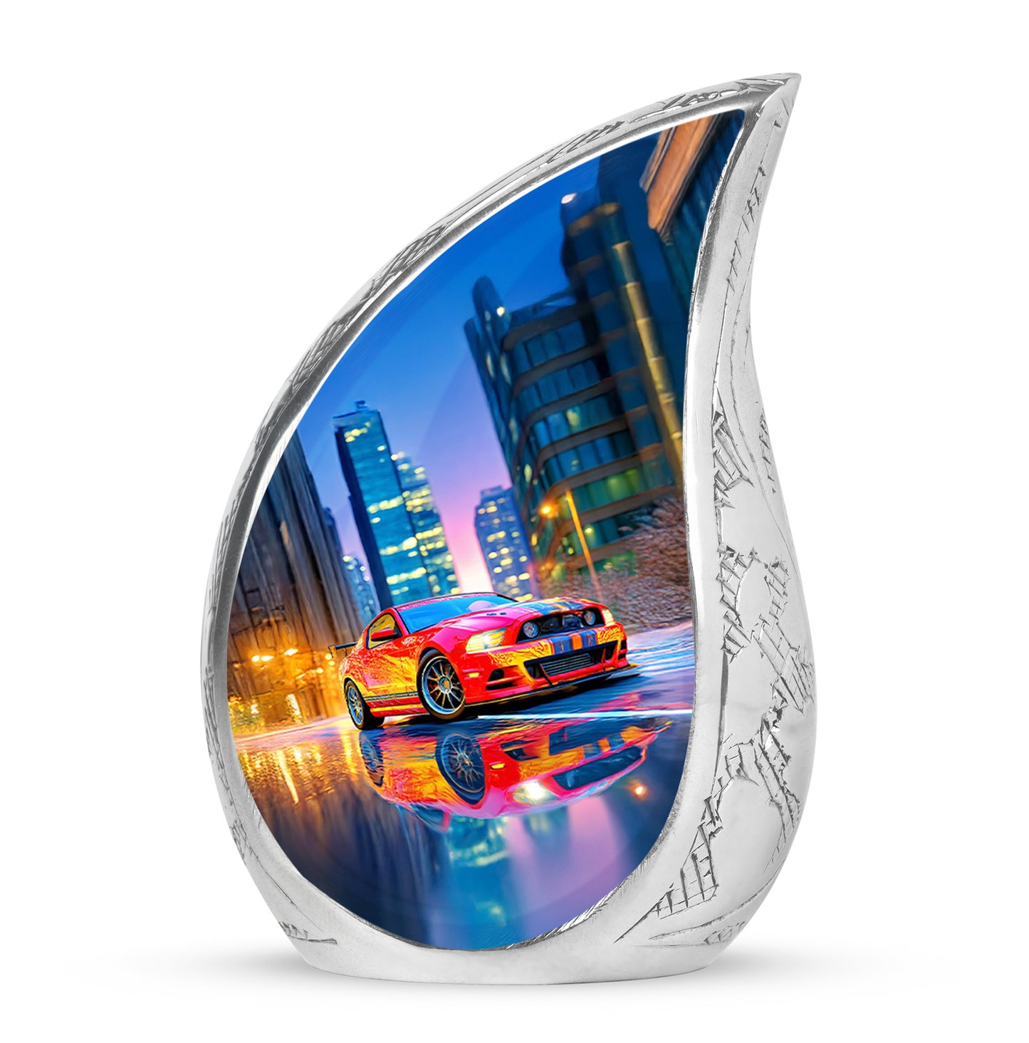 Regal Car Memorial Cremation Urns - Blue - Yatskia