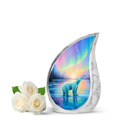 Personalized Gold Bear Cremation Urns for Ashes - Enchanting 10-inch - Yatskia