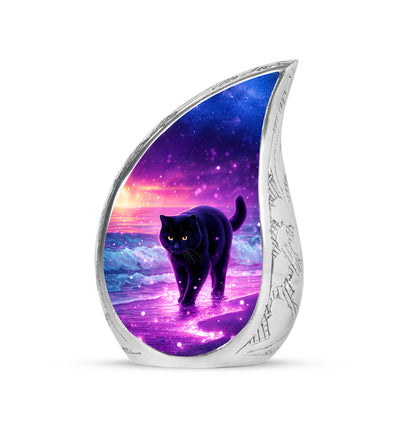 Purple Cat Dedication Cremation Urns for Human Ashes - Yatskia