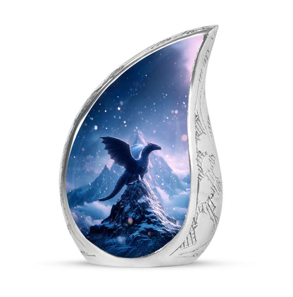 Blue Dragon Cremation Urns - Imperial Tribute 10-inch, 200 cu in - Yatskia