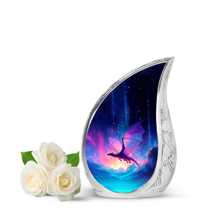 Sublime Dragon Cremation Urns for Human Ashes - Blue 10-inch - Yatskia