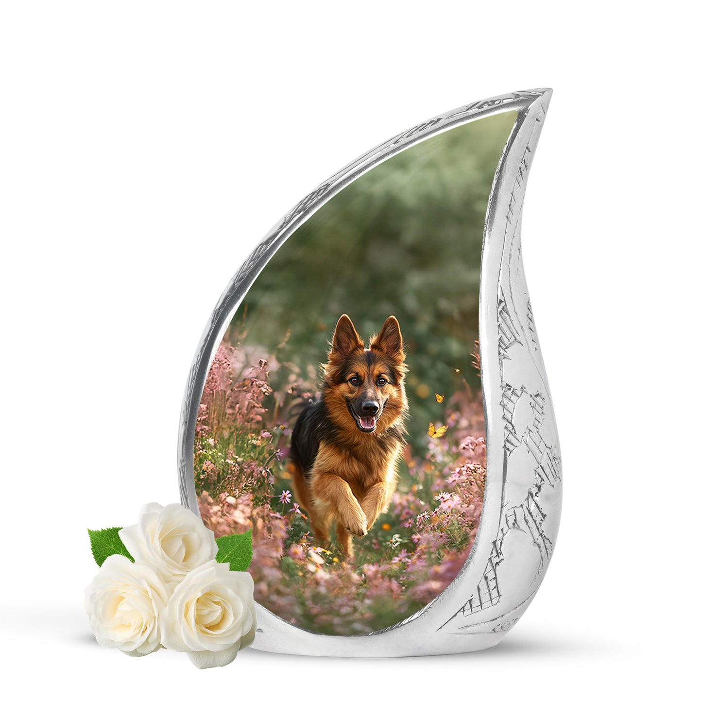 Yellow Dog Memorial Cremation Urns for Human Ashes - 10-inch, 200 cu in - Yatskia