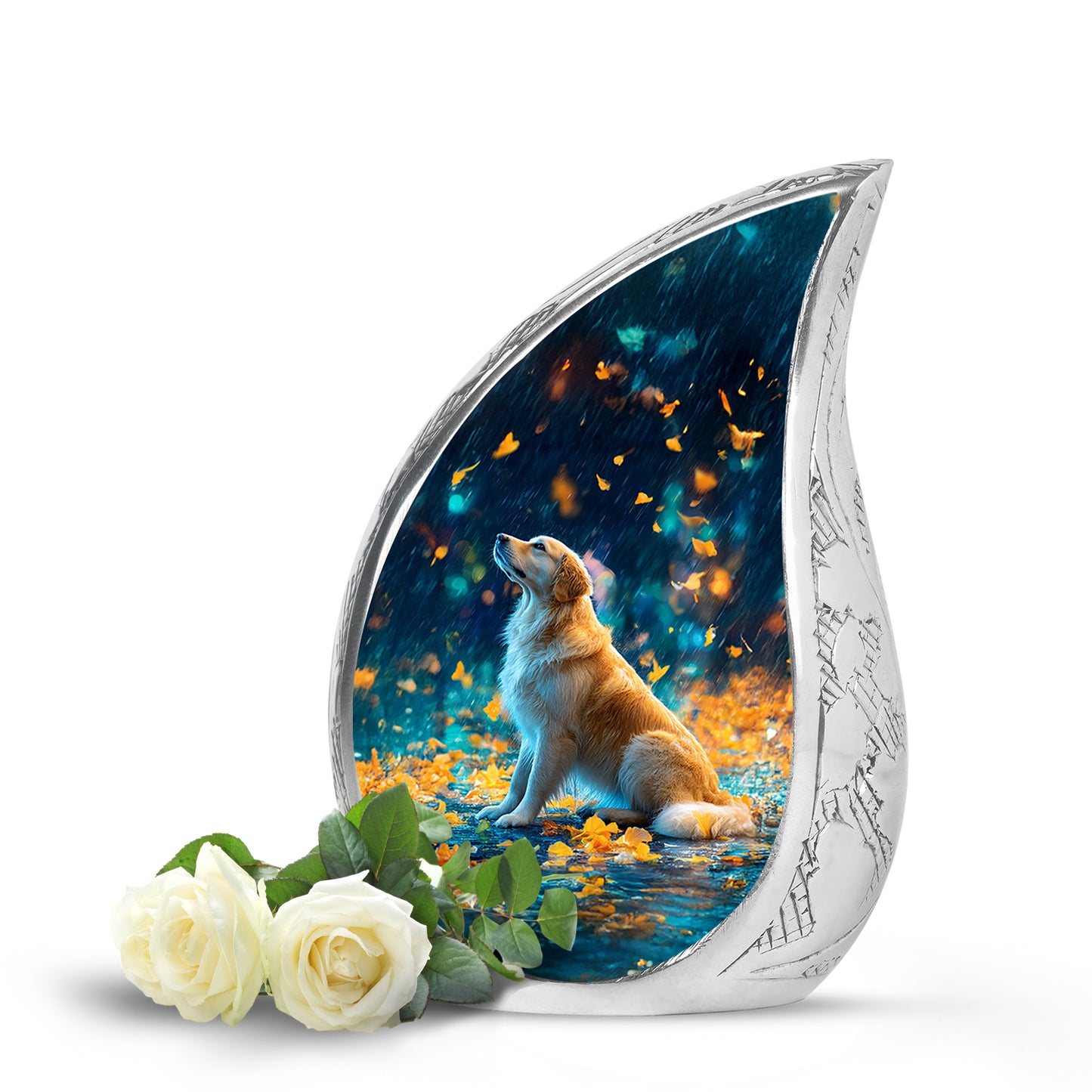 Blue Dog Cremation Urns - Imperial Guardian 10-inch, 200 cu in - Yatskia