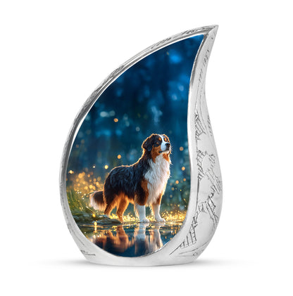 Blue Dog Cremation Urns - Enduring Comfort 10-inch, 200 cu in - Yatskia