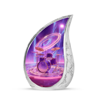 Purple Drums Cremation Urns - Imperial Heritage 10-inch, 200 cu in - Yatskia