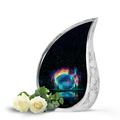Harmonious Golf Cremation Urns for Human Ashes - Black 10-inch - Yatskia
