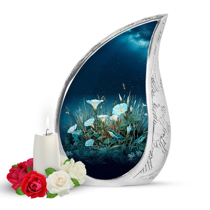 Blue Frog Heritage Cremation Urns for Human Ashes - 10-inch, 200 cu in - Yatskia