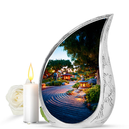 Personalized Elegant Frog Cremation Urns - Gold 10-inch, 200 cu in - Yatskia
