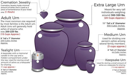 Colorful Personalized Butterfly Cremation Urn for Human Ashes - Yatskia