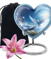 Dove Funeral Urn For Human Ashes - Blue Memorial Keepsakes For Ashes