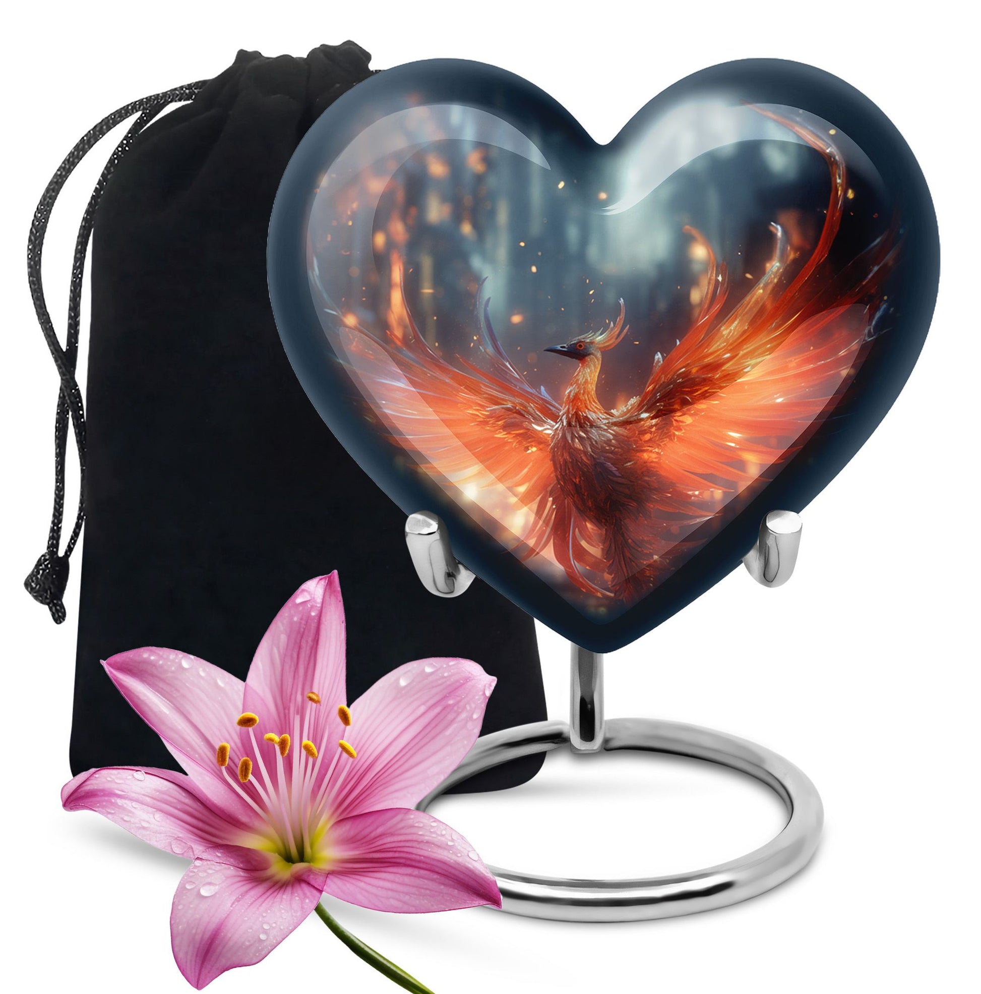 Phoenix Cremation Urns for Adult Male Ashes- Funeral Urn for Human Ashes