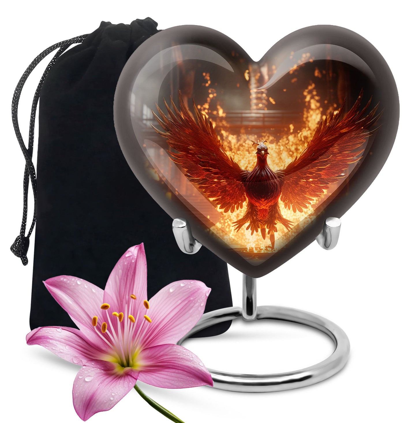 Phoenix Cremination Urn for Human Ashes - Urn for Men