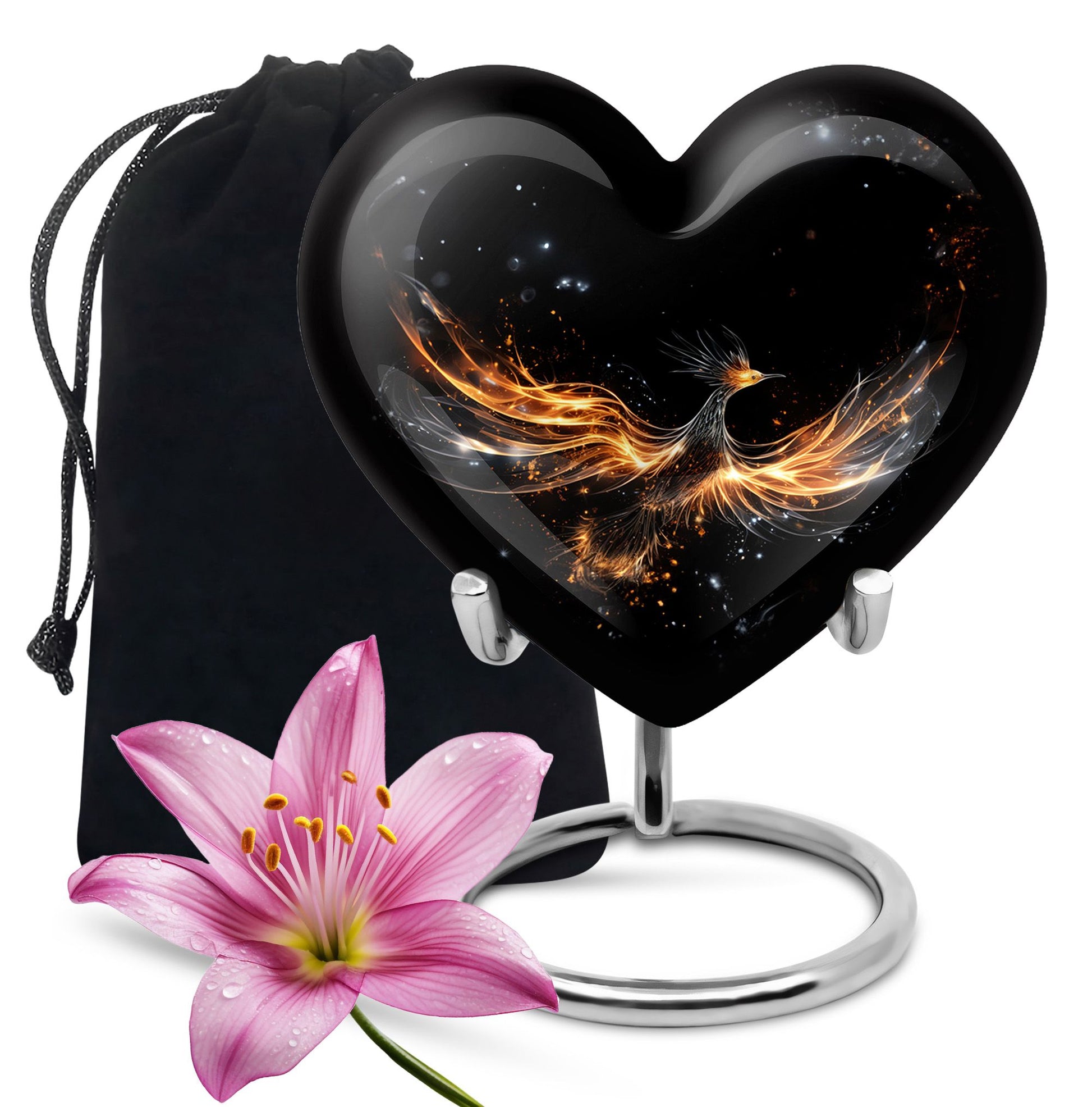 Unique Phoenix Cremation Urn for Men & Women - Urn for Human Ashes