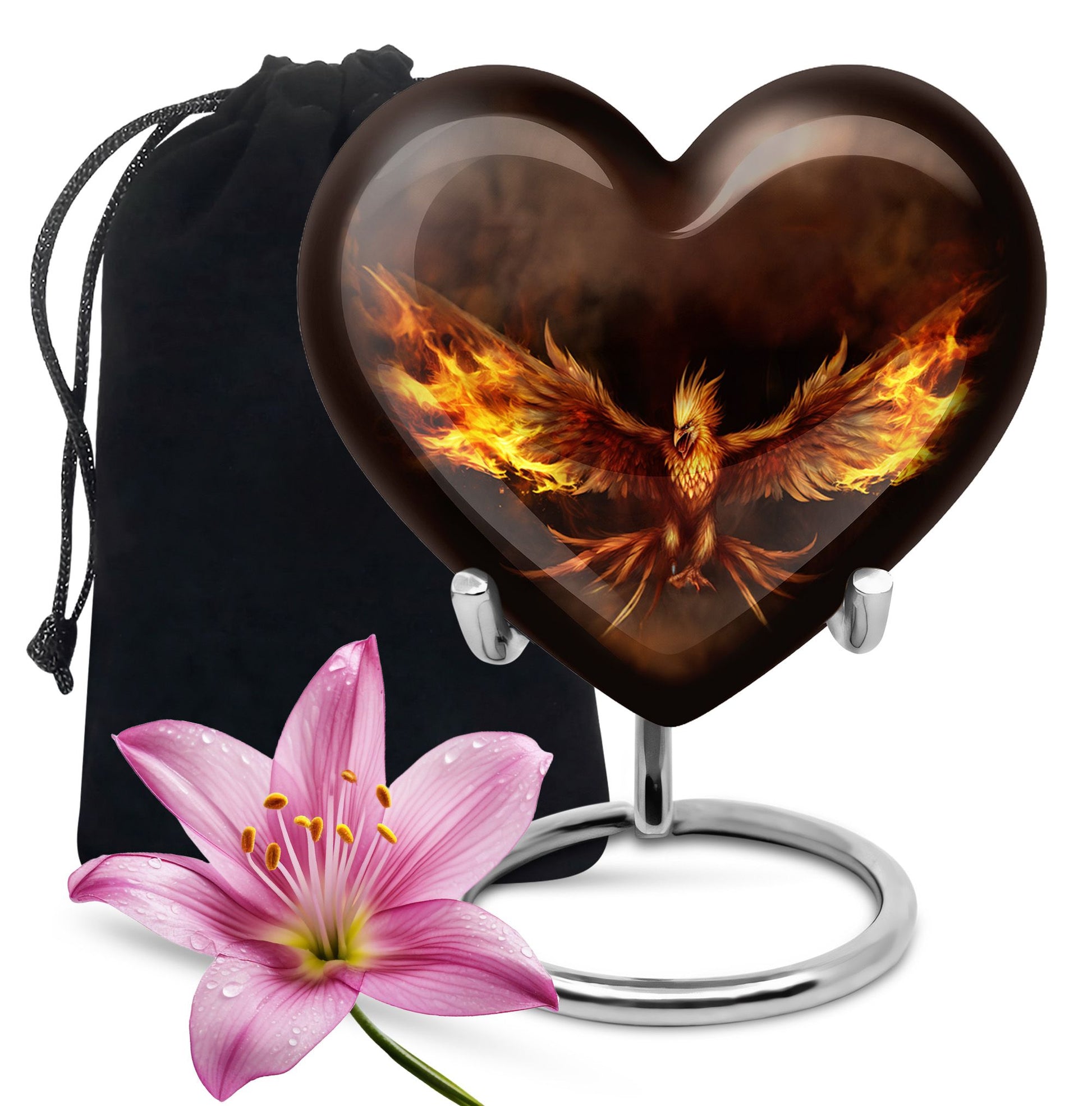 Phoenix Urn for Human Ashes - Elegant Cremation Urn for Man & Woman