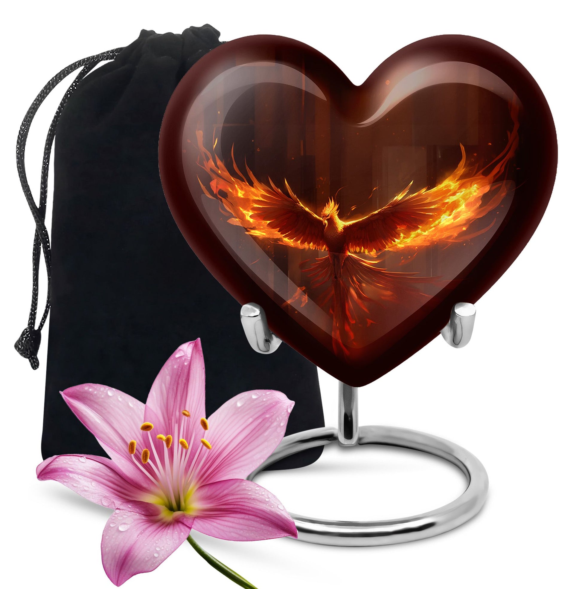 Elegant Funeral Phoenix Urn - Adult Male Burial Urns for Ashes