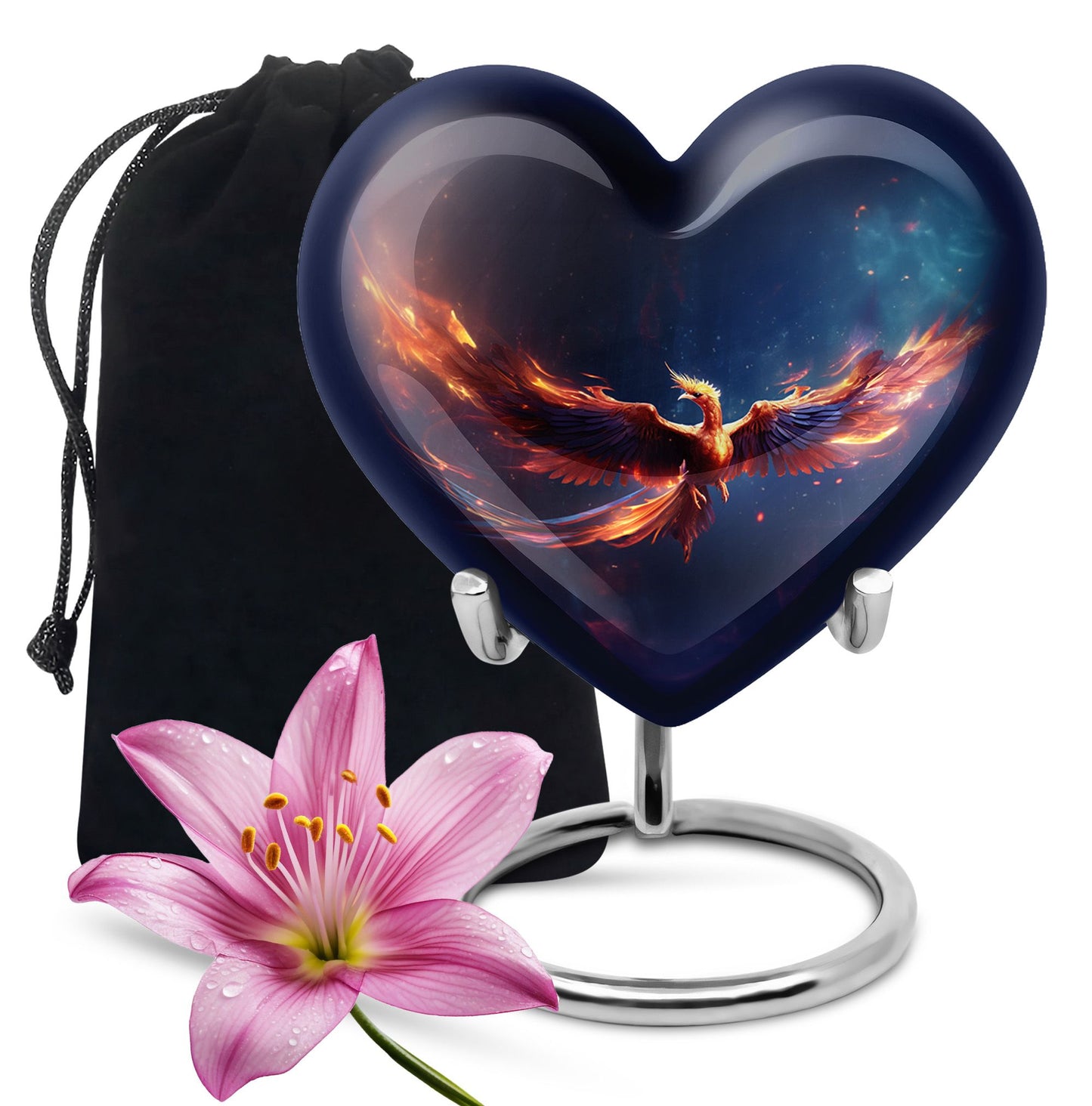 Beautiful Phoenix Urn for Human Ashes - Urns for Men & Women