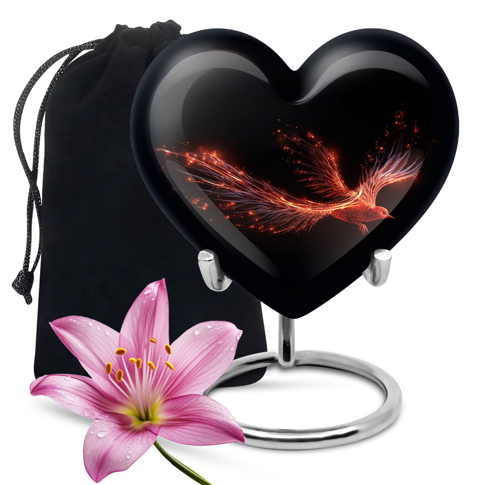 Unique Phoenix Memorial Urn for Men - Urns For Human Ashes