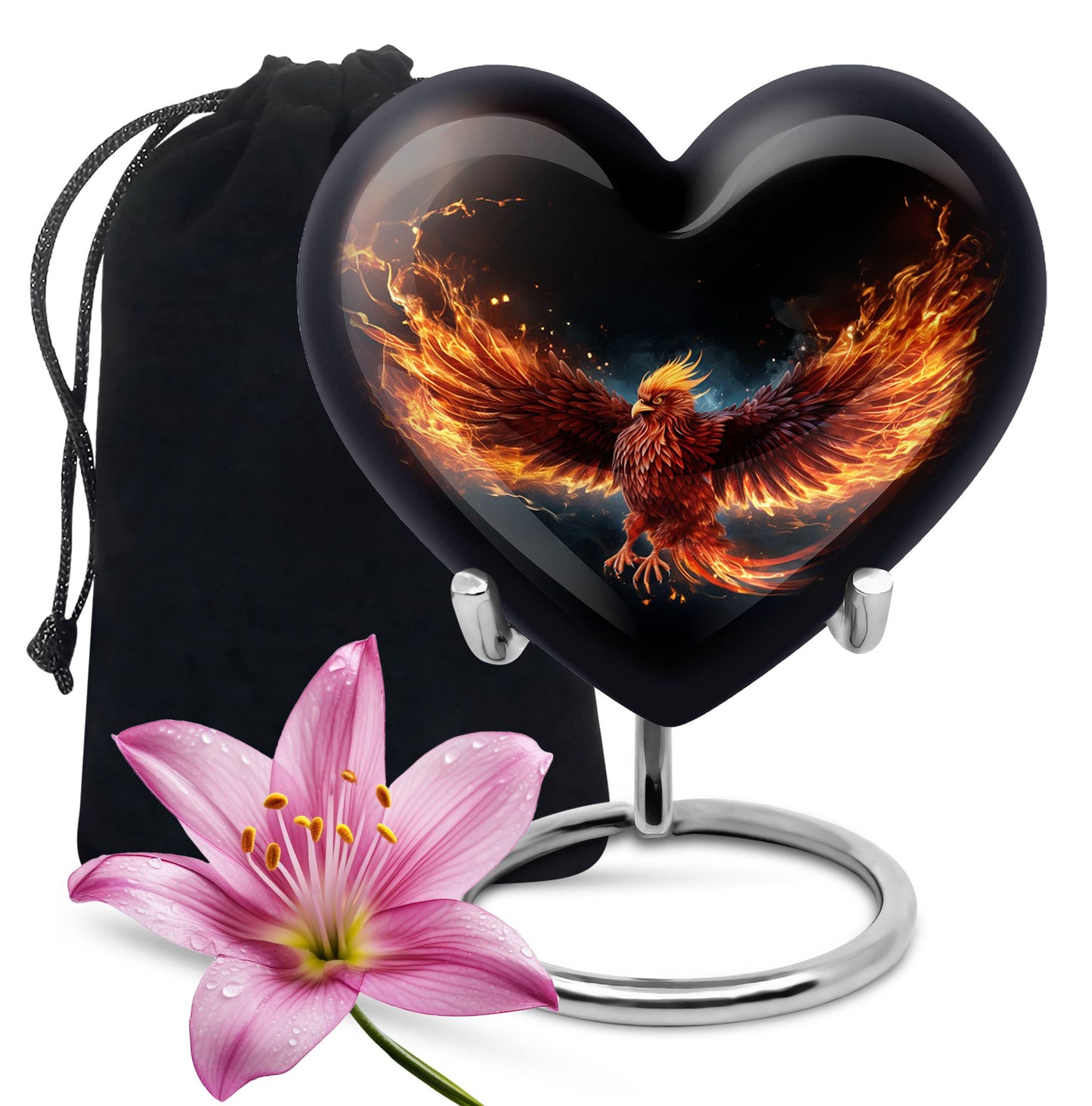 Elegant Phoenix Cremation Urn - Premium Urns for Human Ashes