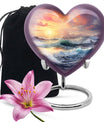 Ocean Sunset Cremation Urn For Mom – Beach Memorial Urns For Ashes