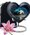 Full Moon Ocean Memorial Urn – Beach Cremation Urn for Ashes