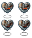  Car Urn 3 Inch Keepsake Pack of 4