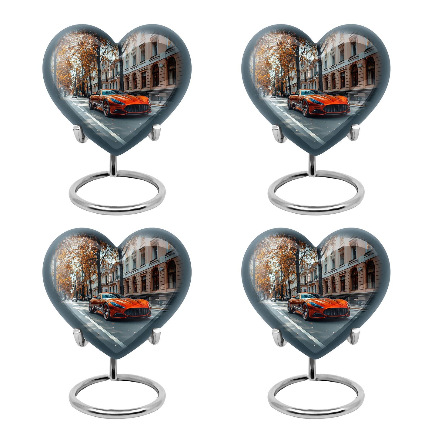  Car Urn 3 Inch Keepsake Pack of 4