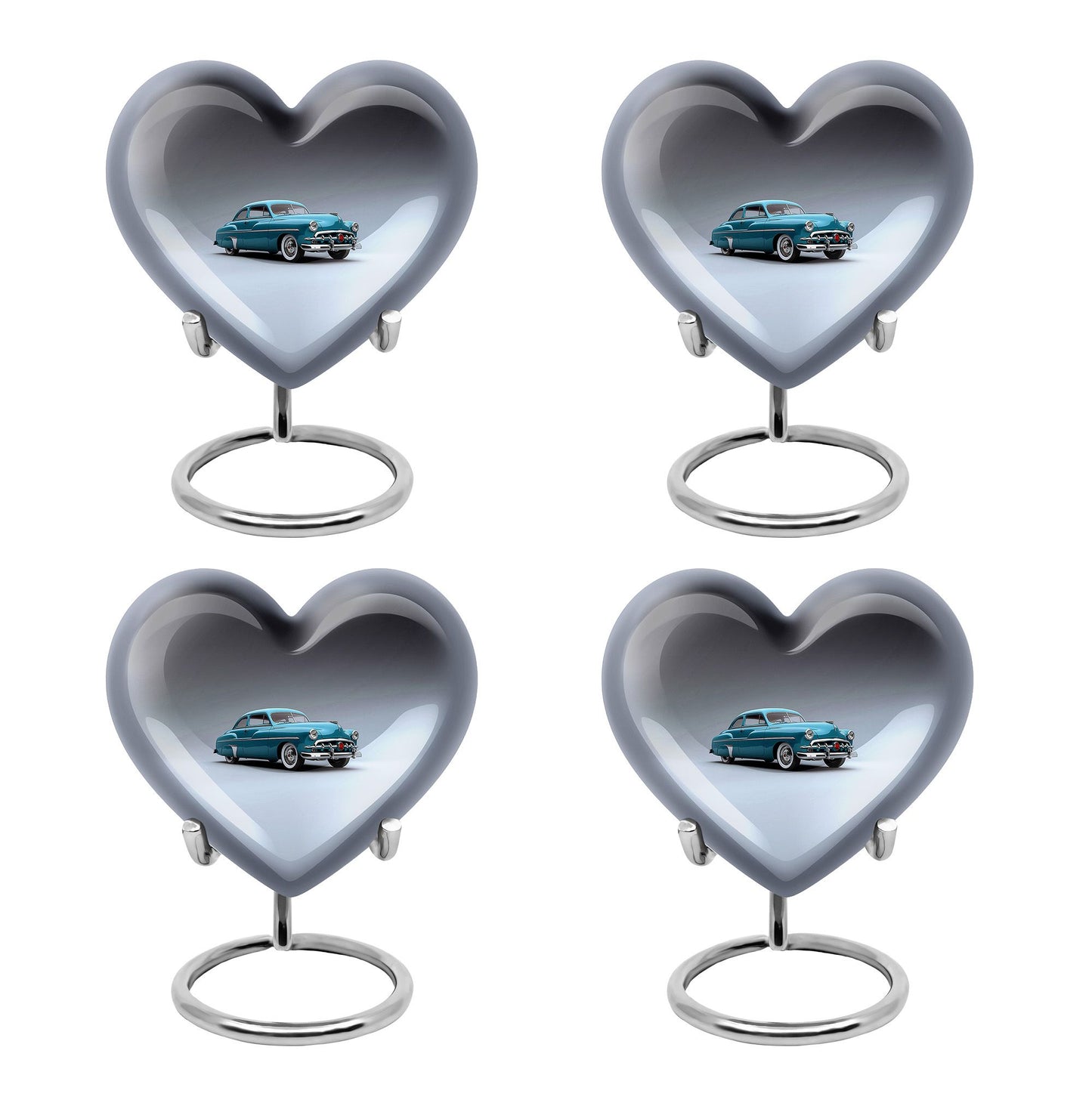  Car Urn 3 Inch Keepsake Pack of 4