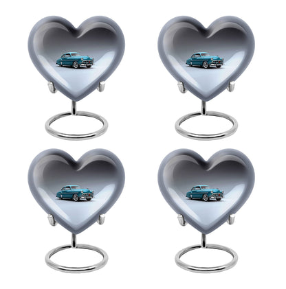  Car Urn 3 Inch Keepsake Pack of 4