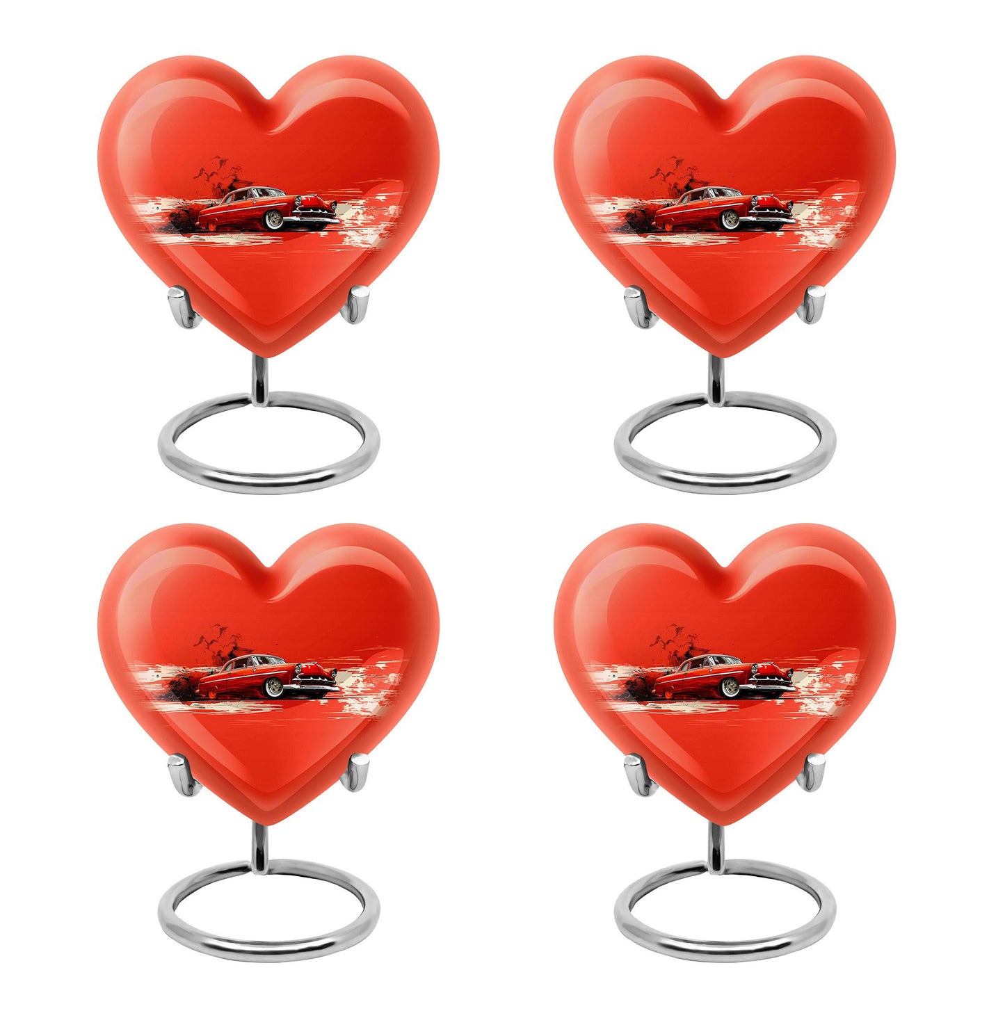  Car Urn 3 Inch Keepsake Pack of 4