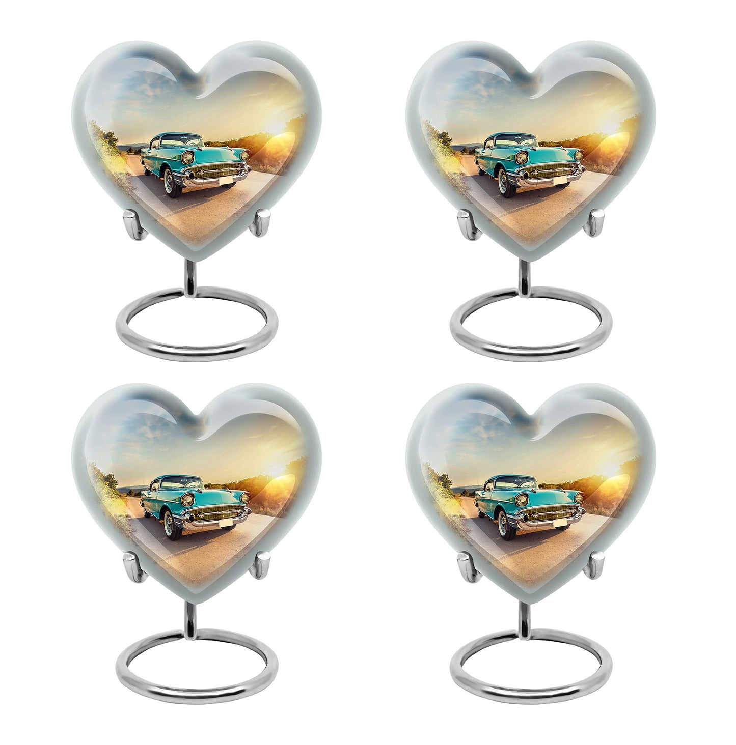  Car Urn 3 Inch Keepsake Pack of 4