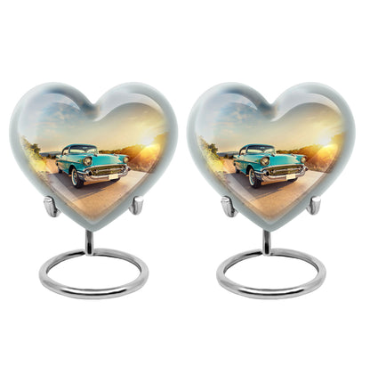 Car Urn 3 Inch Keepsake Pack of 2