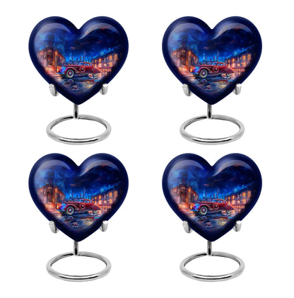  Car Urn 3 Inch Keepsake Pack of 4