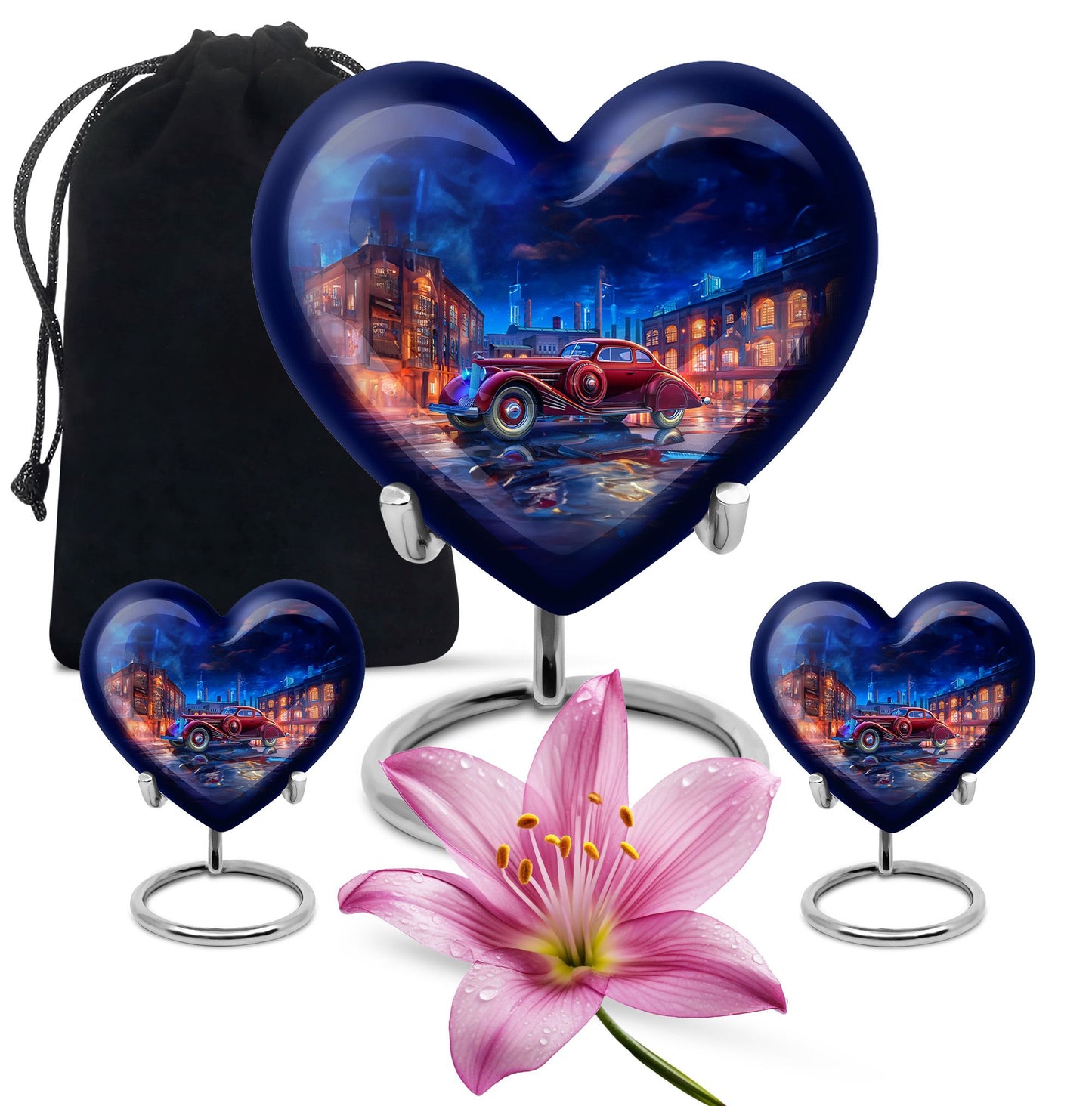  Car Urn Large Urn With 2 Keepsake Urn