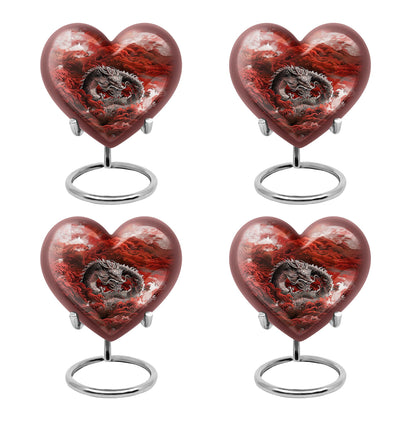  Car Urn 3 Inch Keepsake Pack of 4