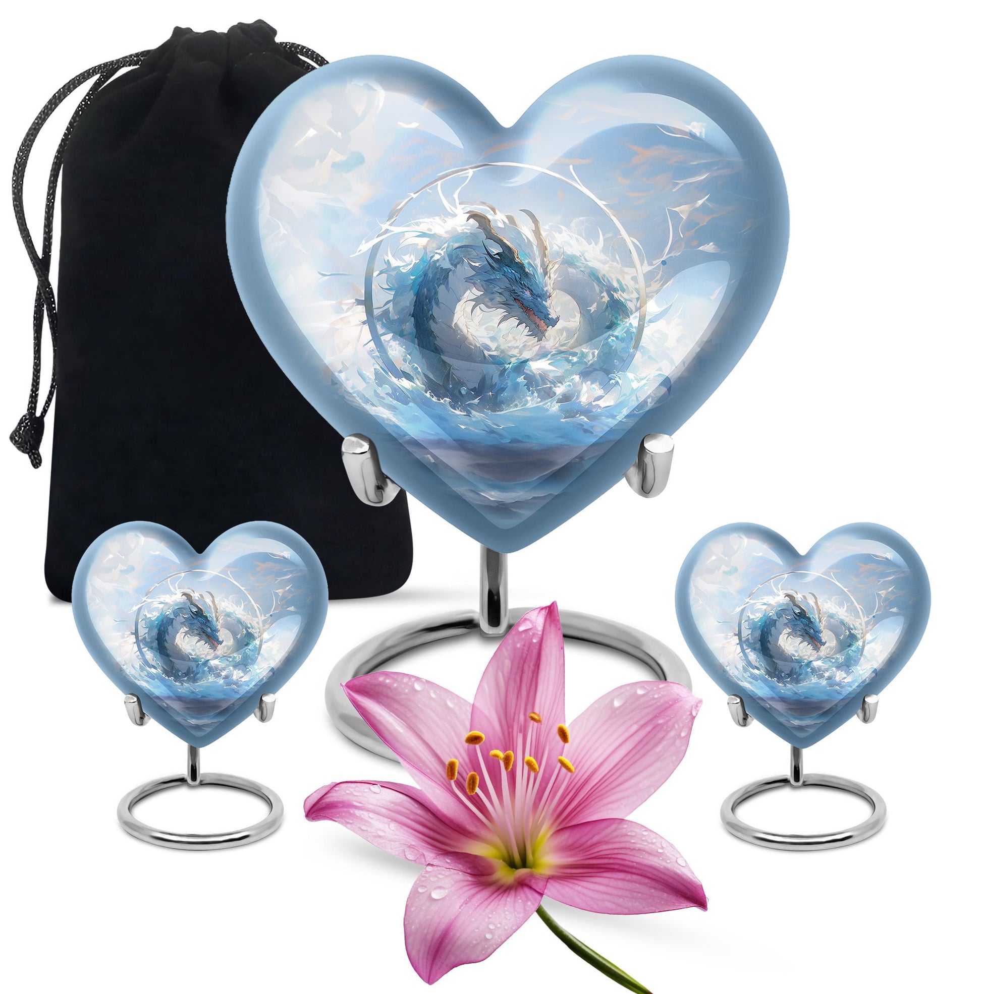  Dragon Urn Large Urn With 4 Keepsake Urn