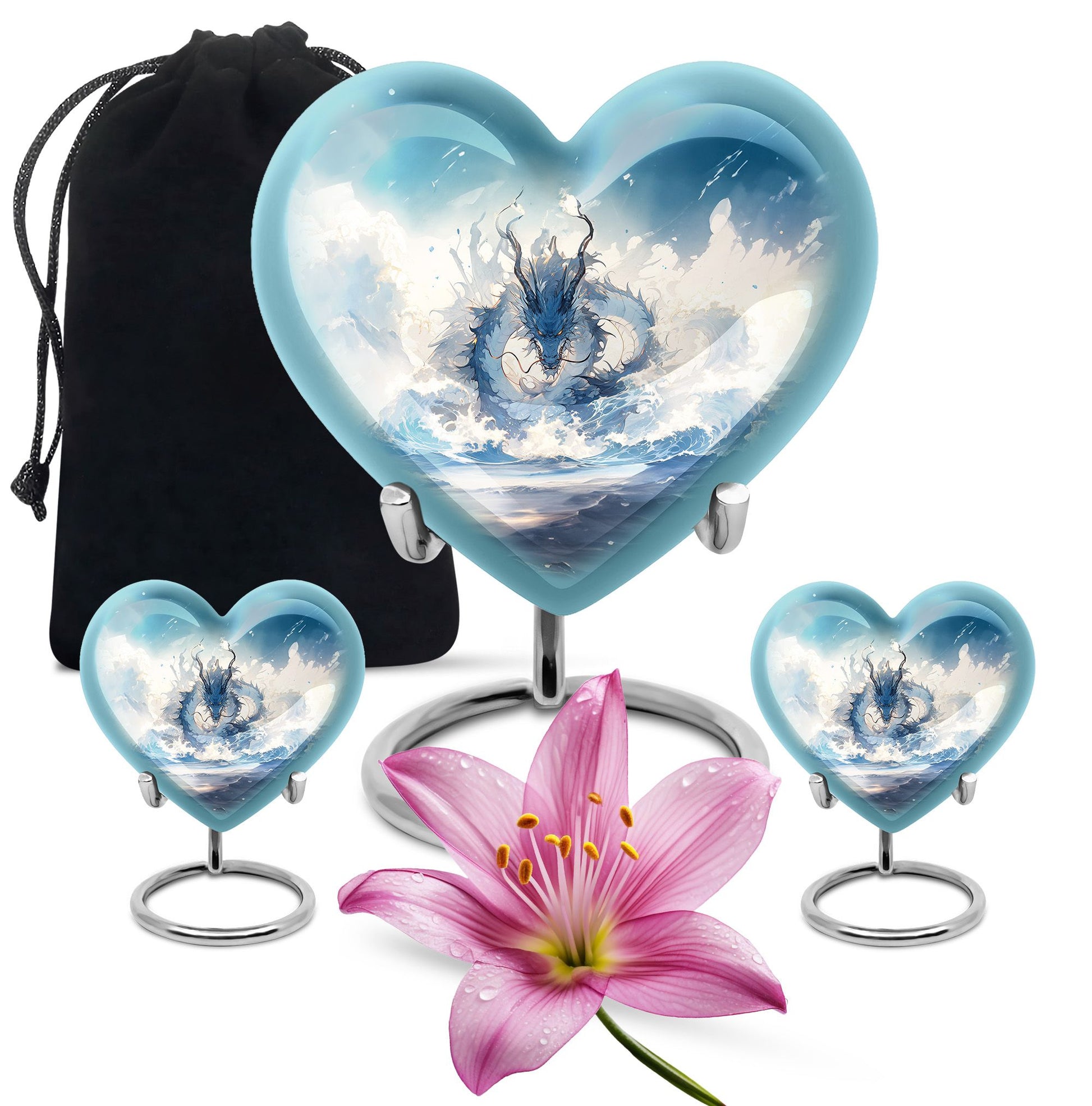  Dragon Urn Large Urn With 4 Keepsake Urn