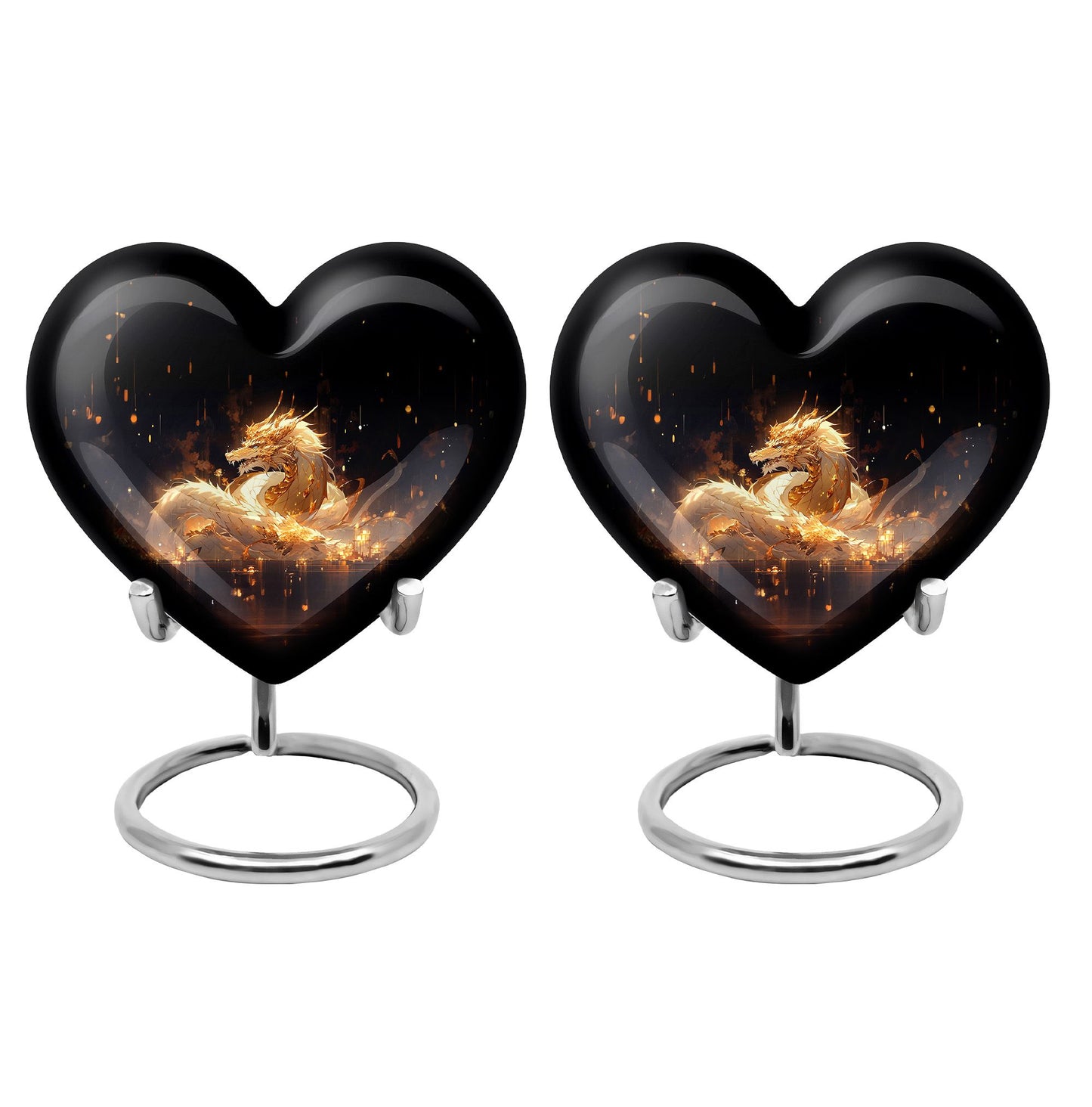  Dragon Urn 3 Inch Keepsake Pack of 4