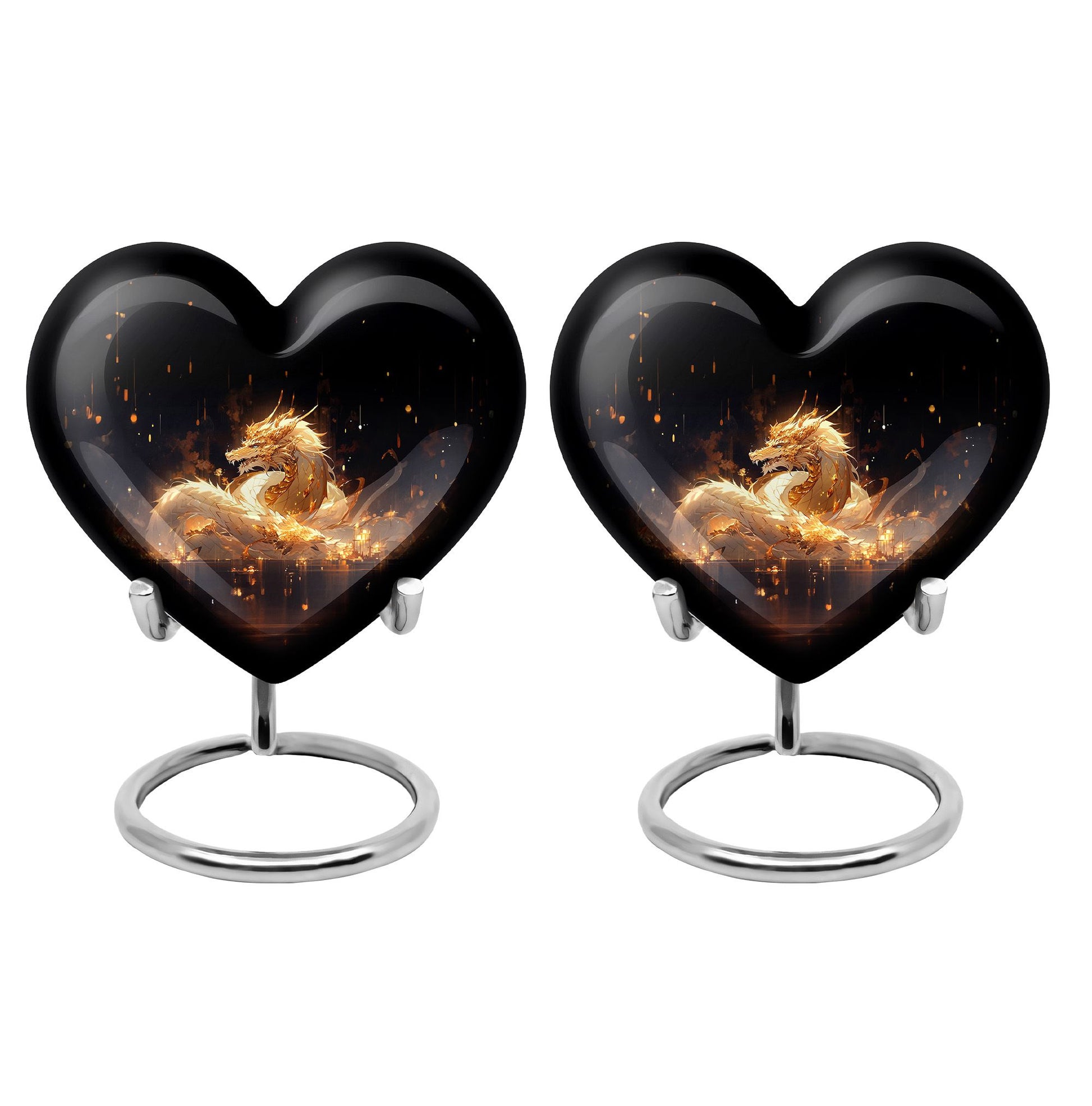  Dragon Urn 3 Inch Keepsake Pack of 4